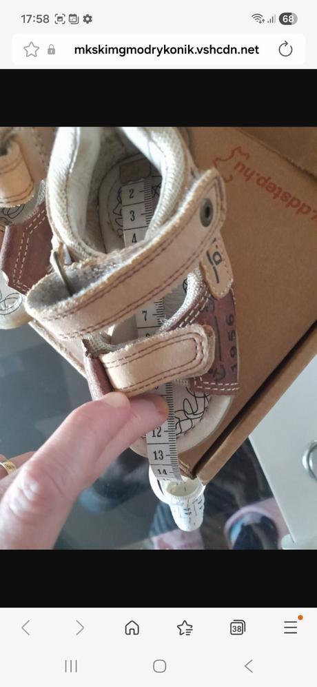 Nové d.d.steep sandále, d.d.step,20