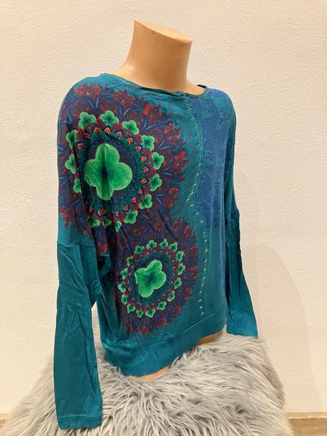 Dievčenské vzorované tričko desigual (122-128), desigual,122 / 128