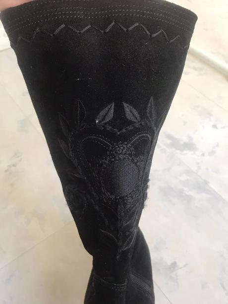 Semišové kožené čižmy 39/40, 40