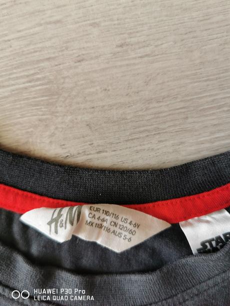 Tričko star wars, h&m,110