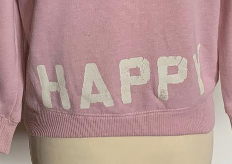 Next ružová mikina s nápismi, next,104