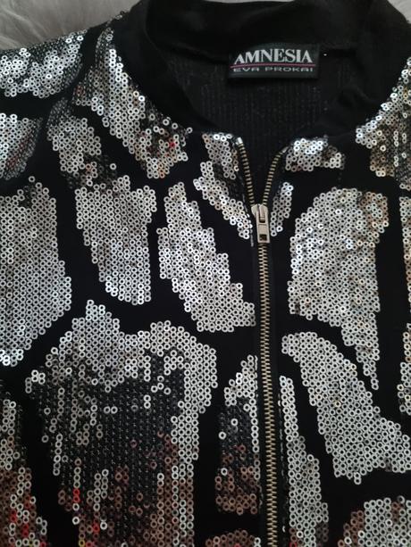 Dámska trblietavá mikina amnesia, 