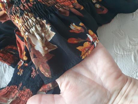 Blúzka v jesenných farbách, s