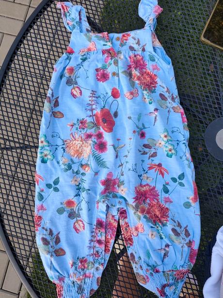 Nohavice na traky s kvietkami next, next,86