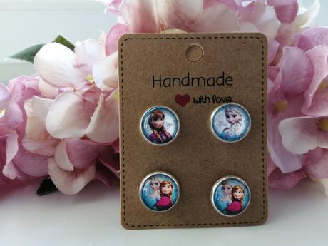 Prívesok + náušnice frozen ľadové kráľovstvo,