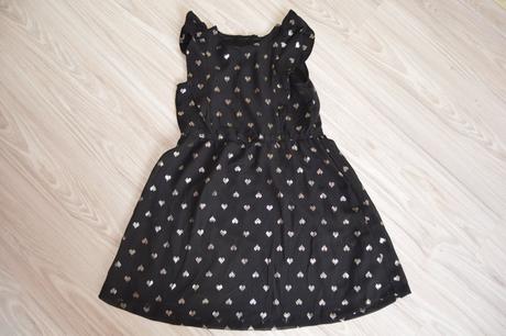 Saty cierno zlate, h&m,140