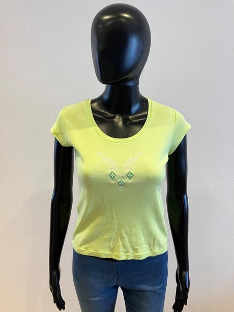 Dámske tričko s potlačou svetlozelené (s), s