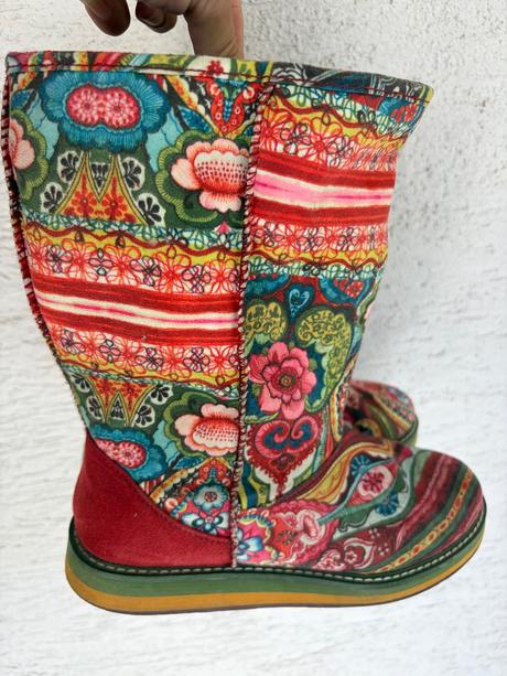 Desigual prekrasne cizmy boho etno hippie, desigual,36