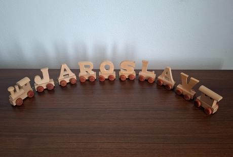 Drevený vláčik "jaroslav", 