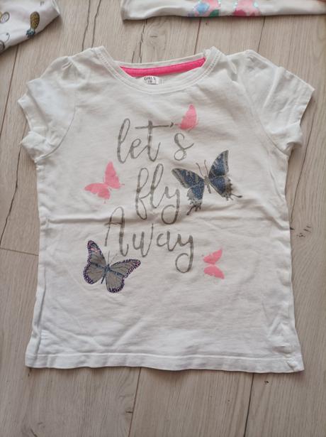 Dievčenské tričká 116/122 22kusov, reserved,116