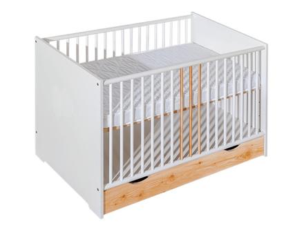 Postieľka classic new 120x60cm so zásuvkou borovic, šírka (cm): 60,dĺžka (cm): 120