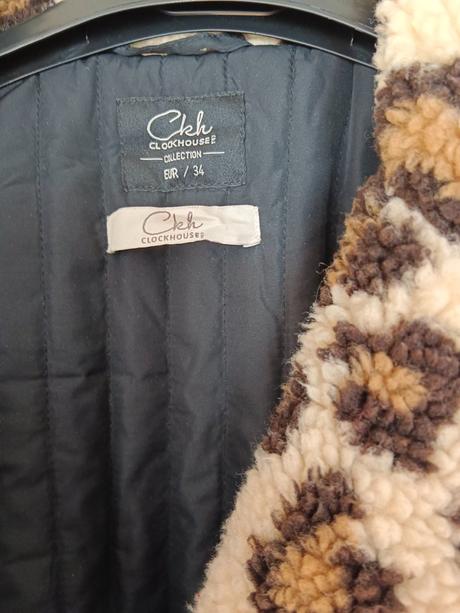 Teply kabátik, clockhouse,xs