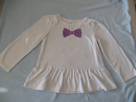 Biela bavlnená blúzka s volánom, circo,98