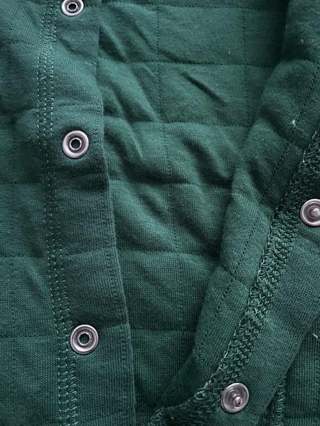 Tmavozeleny presivany overal h&m, h&m,68