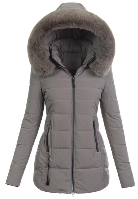 Dámska bunda na zimu hanna mix farieb, l / m / s / xl / xxl