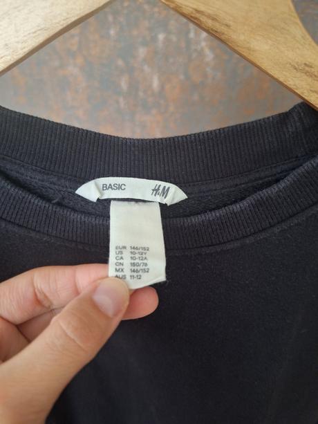 Teplakove šaty, h&m,146