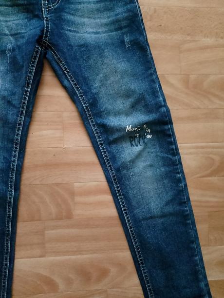 Košeľa + slim rifle, h&m,140