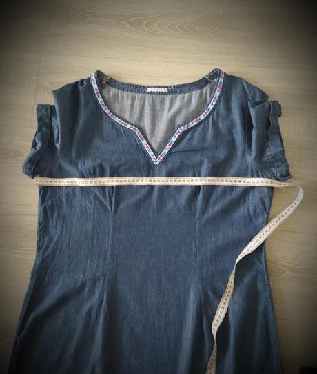 Rifľové šaty blancheporte, 46