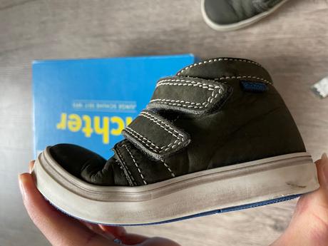 Richter obuv prechodná jar-jeseň kožená 22 14,5cm, richter,22