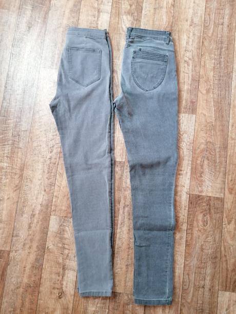 2x damske rifle, velk. m, denim,m