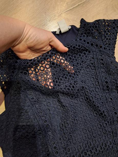 Šaty s krajkou, h&m,m