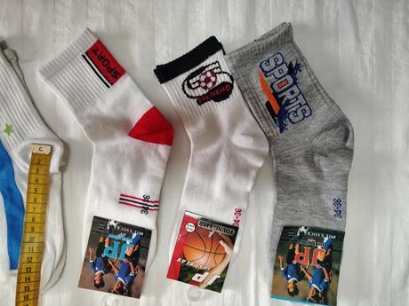 Set 6 párov športových ponožiek, 34-36, 34