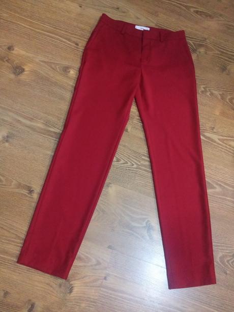 Vínovo bordové nohavice, 34