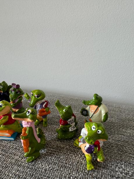 Kinder figúrky/postavičky krokodíly schulbus, 