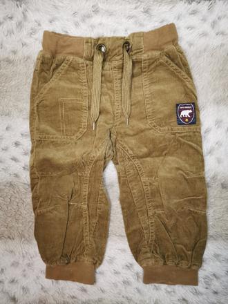 Chlapčenské hnedé nohavice, name it,86