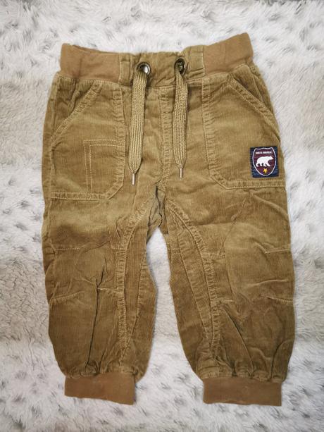 Chlapčenské hnedé nohavice, name it,86