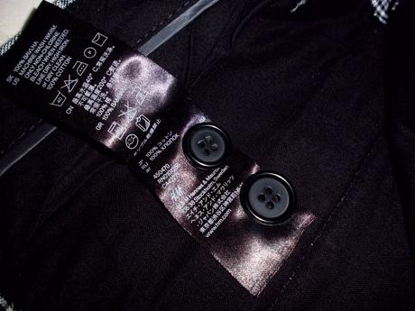 Chino sivý vzor   36, h&m,l