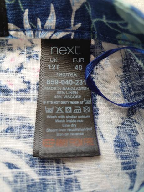 Sukňa s volanovym lemom. nová s visačkou., next,40