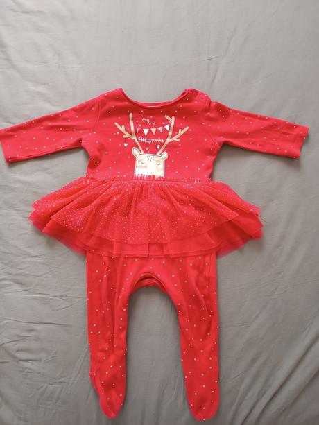 Vianočné dupačkošaty - moje prvé vianoce 3-6m., 68