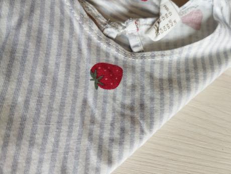 Šaty jahôdky, h&m,86