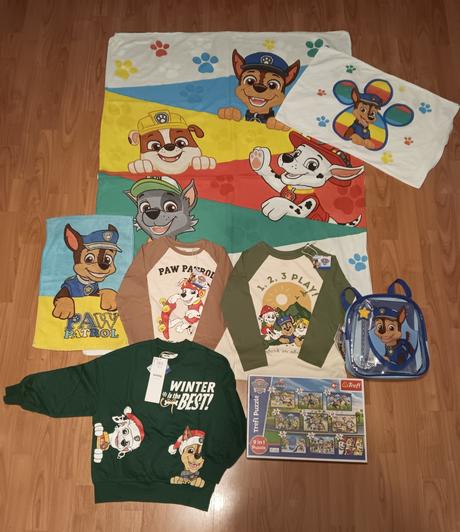 Labková patrola - obliečky, tričká, puzzle, 