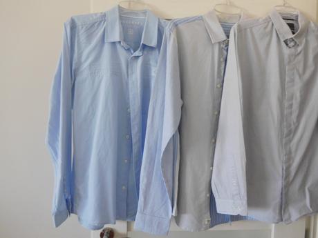 Košľa 3x svetlá modrá, -40v,, reserved,40