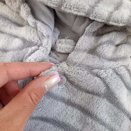 Plyšový domáci overal s uškami, 134