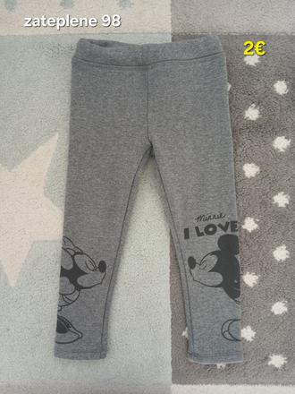 Zateplene leginy minnie 98, disney,98