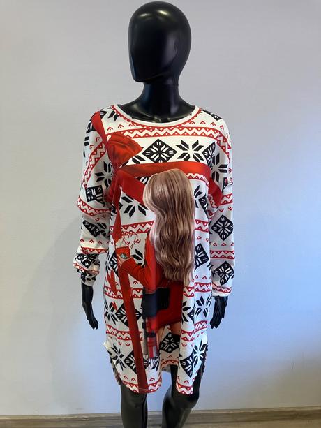 Dámska tunika so zimným vzorom (uni), l / m / xl