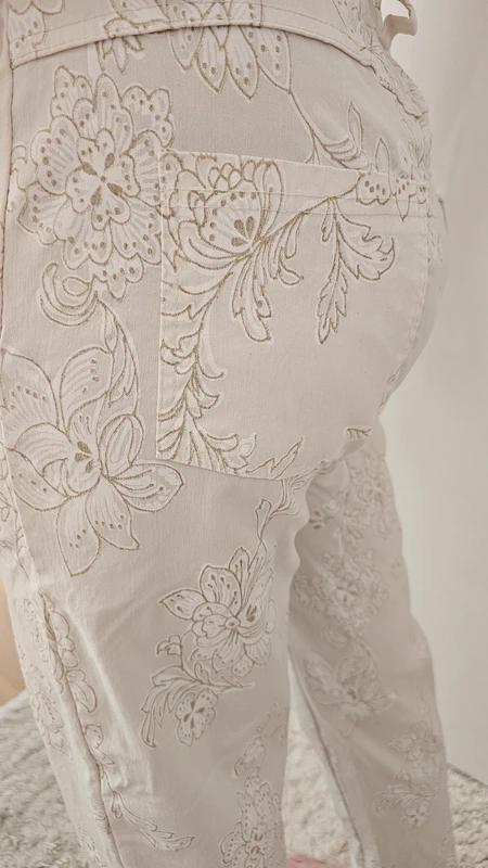 Nohavice s trblietavým vzorom, xl