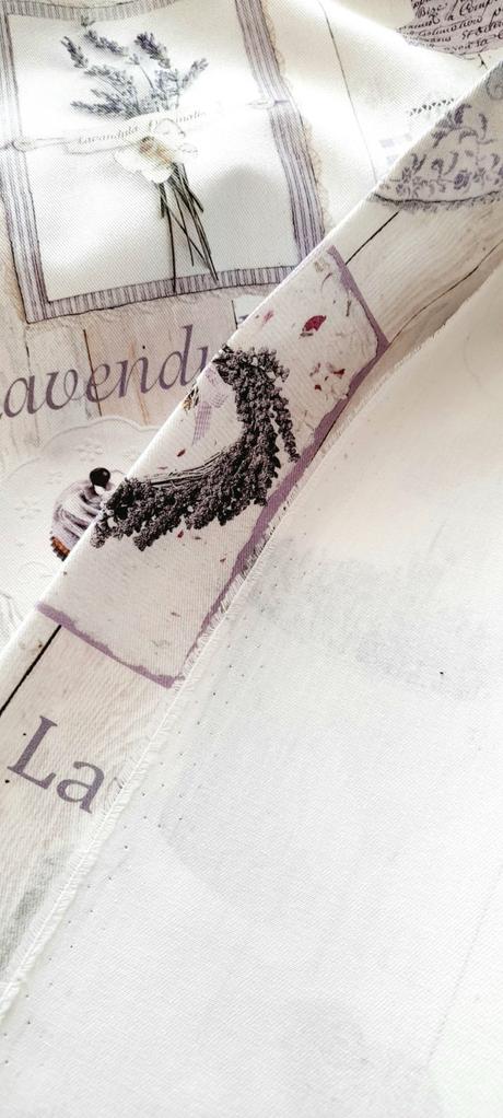 Dekoračná bavlna levandula 1 meter,