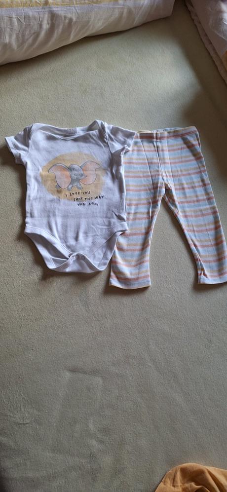 Set body a nohavice, disney,74