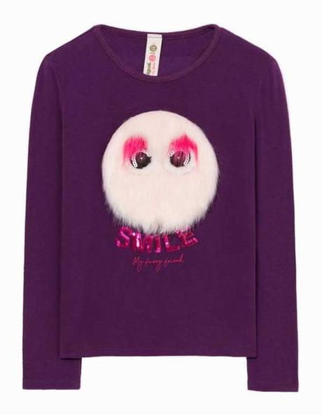 Desigual fialové tričko s visačkou, desigual,134