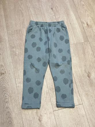 Dievčenské bodkované tepláky khaki f&f (5-6r.), f&f,116