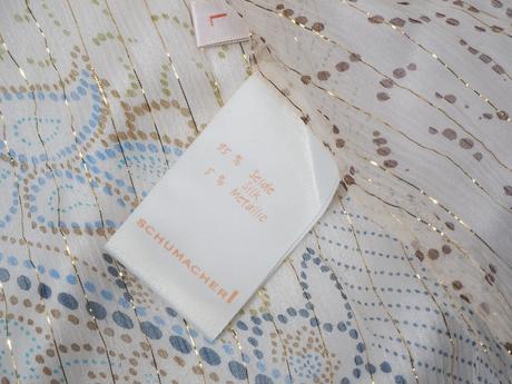 Luxusná hodvábna blúzka schumacher, l