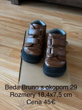 Prechodne topánky barefoot, beda,29