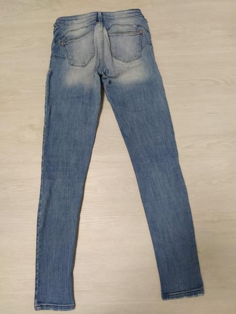 Elastické rifle veľ.34-158-xs, mango,xs