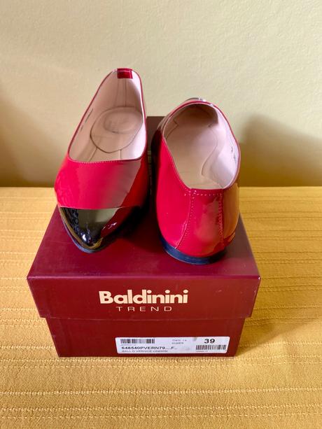 Luxusné kožené balerínky zn. baldinini veľ.39, baldinini,39