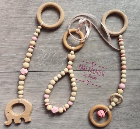 Hračky na hrazdu, hryzadlá, 