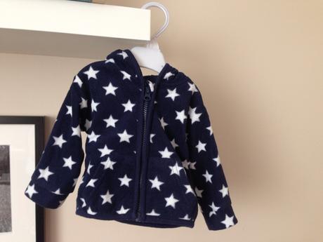 Fleecová mikinka s hviezdickami v.62, early days,62